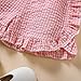 Toddler Baby Girl Ruffle Shorts Gingham Plaid Elastic Waist Seersucker Shorts Pants Bottoms Casual Summer Outfit (Pink, 2-3 Years)