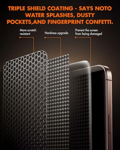 Image of Beizun for iPhone 15 Plus & iPhone 16 Plus Screen Protector 3-Pack: 9H Diamond Tempered Glass, Easy Installation, Full Coverage Case Friendly, Anti-Fingerprint