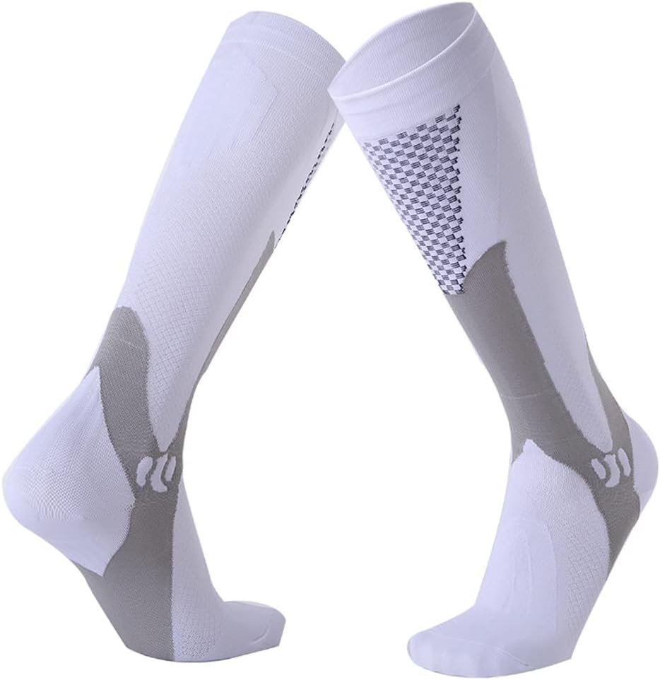 Adult Long Compression Socks for Men and Women Outdoor Sports Running Hiking Calf