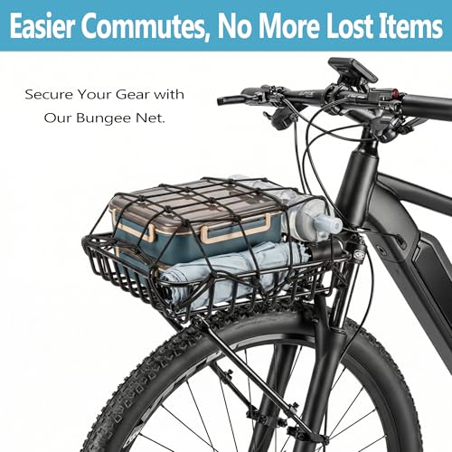 YONTUO Front Bike Basket Rack