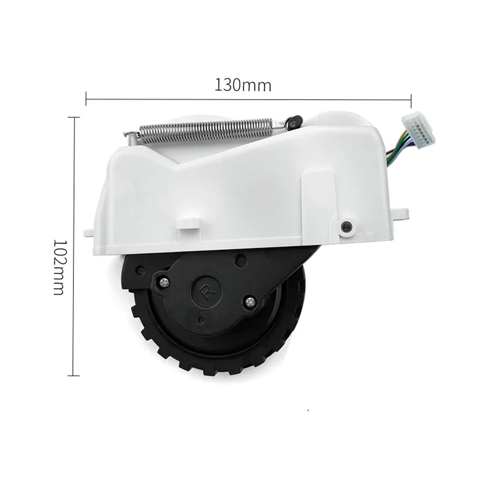 Accessori for Aspirapolvere Robot Motore Di Ricambio Pezzi Di Ricambio for Ruota Ambulante Sinistra E Destra, Compatibile Con 360 S6, Ruota Aspirapolvere(White)