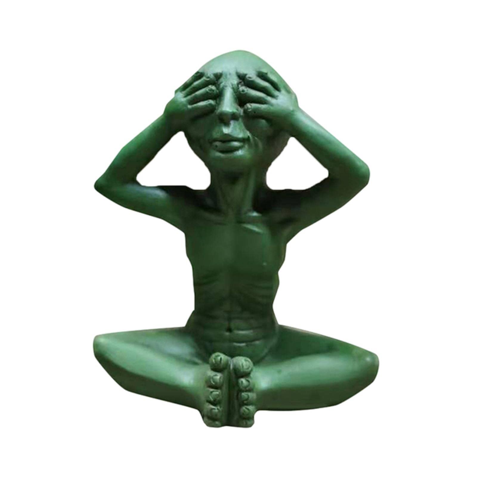 Gnomos De Jardín Con Tatuilla De Extraterrtre, Tatua De