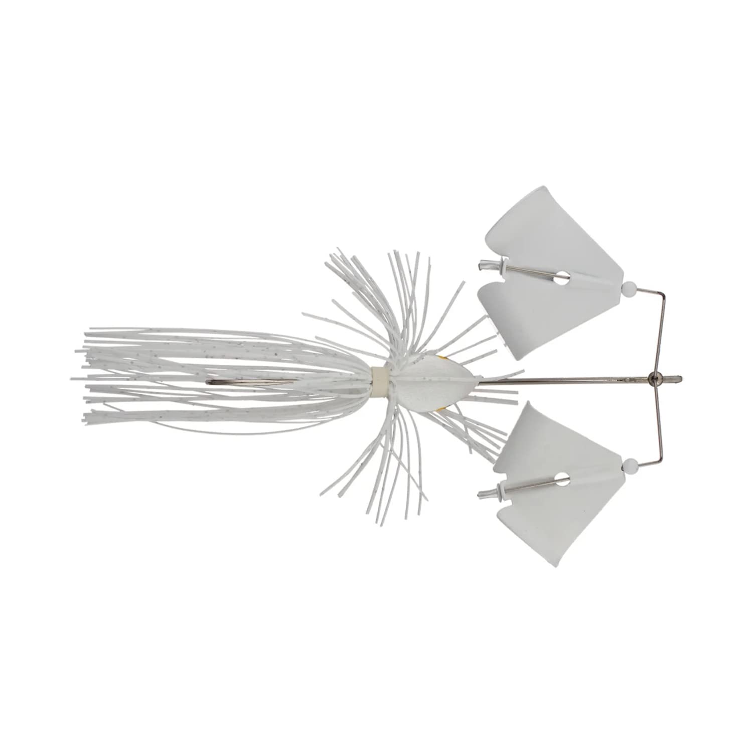 Buckeye Lures 3/8 Oz Double Bladed Buzzbait Bass Fishing Jig Lure with Heavy-Duty Wire, Silicone Skirt & Pop-Rivet Collar Lure