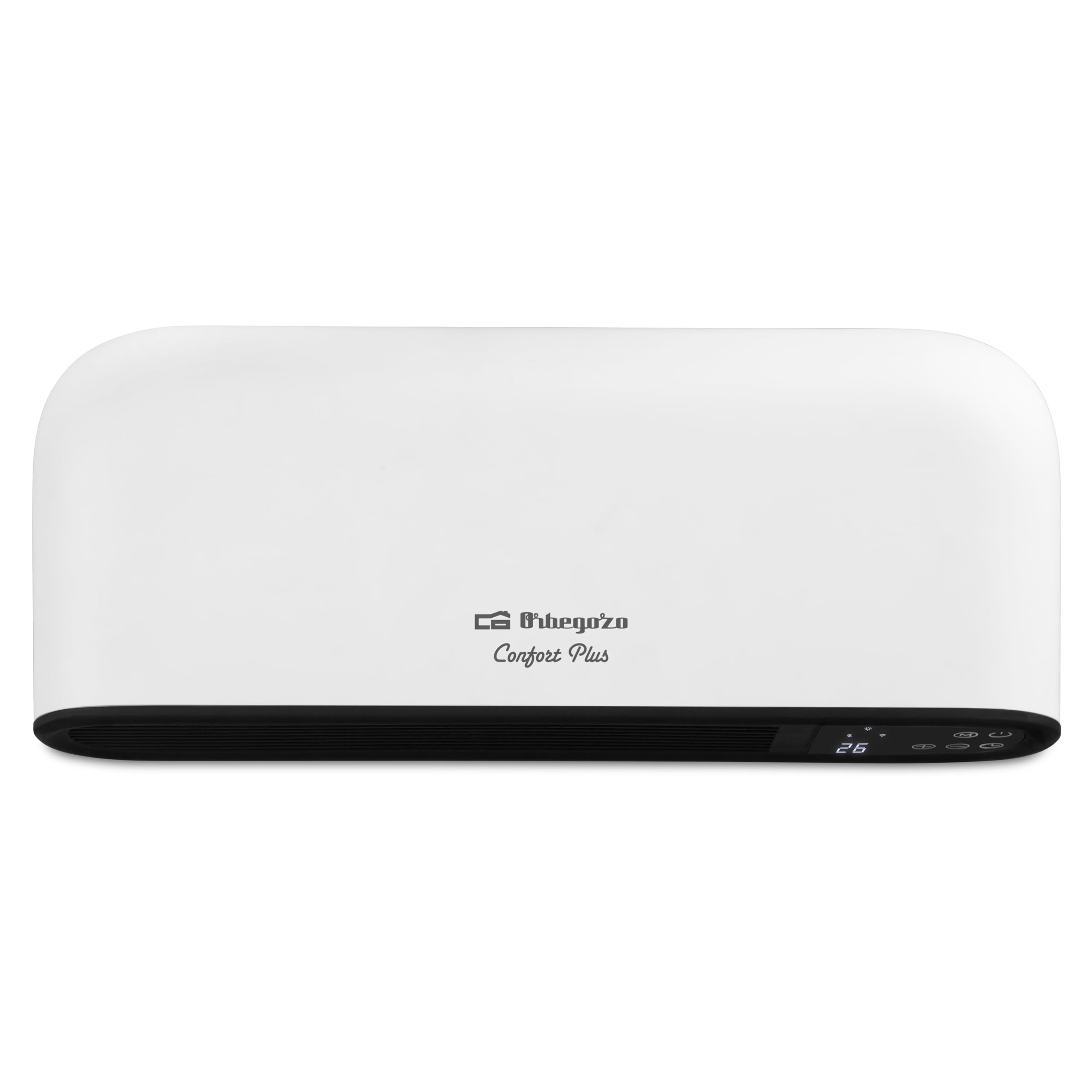 Orbegozo SPW 8000 Calefactor de Baño WiFi, 2000W, 2 Niveles de Calor, Elementos ceramicos PTC, Función Ventilador, Termostato Digital, 45.1x9.8x19.6cm, Montaje en Pared