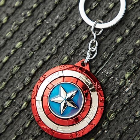 Image of Blue Aura Catchy Marvel Avengers Thor'S Love And Thunder Thor Hammer Pewter Mjolnir Anti-Rust Metal Keychain & Keyring For Men, Women,Bike & Car