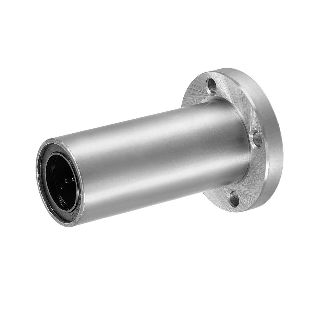 sourcing map LM20UU Extra Long Rond Bride Linéaire Roulement à Billes 20mm Alésage Diamètre 32mm Diamètre Externe 80mm Longueur