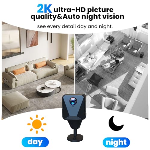 Image of Funstorm 2K No WiFi Cellular Security Camera with SIM Card, Wireless Outdoor Camera, Live View, Motion Detection Alerts, Night Vision, Mini Camera for Car, Truck, RV, Jobsite & Vacant House