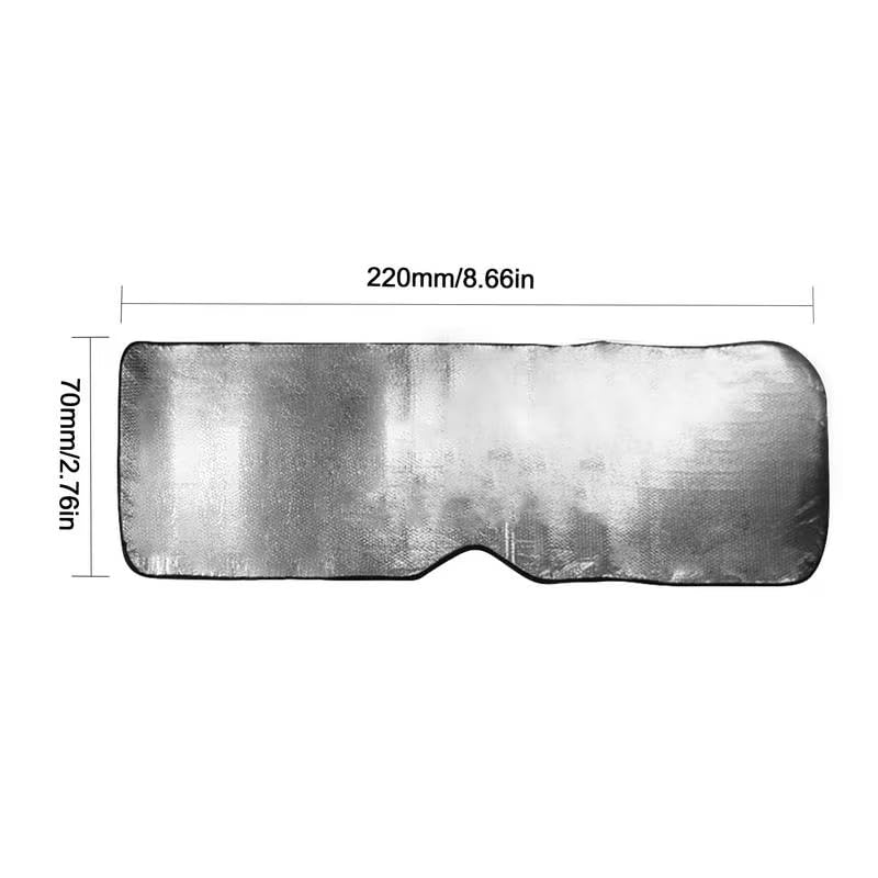 Couverture Pare-Brise Voitur Couverture De Fenêtre Avant Camion, Film En Aluminium Argenté, Pare-brise, Rideau D'ombrage, Protection Solaire Pour Camping-car