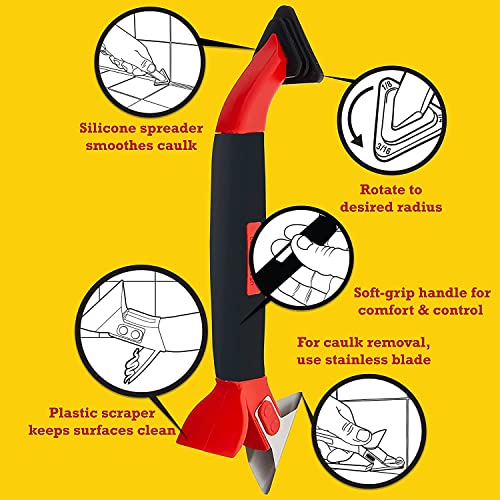 Amazon Basics - Attrezzo 3 in 1 per applicazione e...