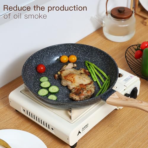Image of Ceramic Cookware Sets 15PCS Pots and Pans Set Non Stick (black15)