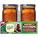 Produktbild Ball AMBER Farbe GLASS MASON Jar WIDE Mund 946ML / 2 PINT / 32OZ / QUART 4-PACK mit Rezeptbuch