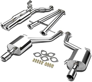 J2 Engineering J2-CBE-DS-034 Stainless Steel Cat Back Exhaust System [Compatible with 09-13 Infiniti G37 Sedan 4-Door]