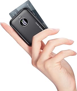 Power Bank, Mini Portable Charger 10000mah with LED Display, Small Power Bank, Battery Pack USB C Output/Input (3.0A), Pocket Size Phone Charger Compatible with iPhone 14 13 Samsung S23 S22 AirPods