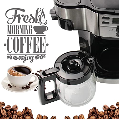 12-Cup Replacement Coffee Carafe Pot only Compatible with Hamilton Coffee Maker, Machine, Brewer Models 49980A, 49980Z, 49983, 49618, 46300, 46310, 49976, 49966, 49350 | Black by Ulrempart - Image 7