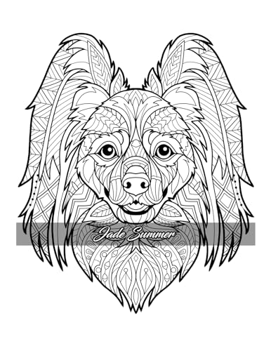Amazing Dogs Coloring Book: Beautiful Dogs, Adorable Puppies, and Relaxing Designs for Adults and Teens - Image 26