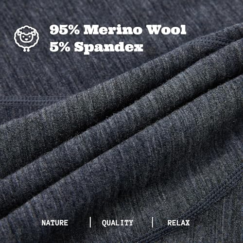 ACUSHLA Merino Wool Underwear for Men - Breathable Soft Odor Control Boxer Brief Base Layer Trunk Underpant Undies4