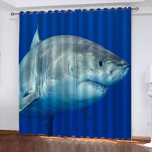 Rideaux isolants thermique et anti bruit requin à oeillets