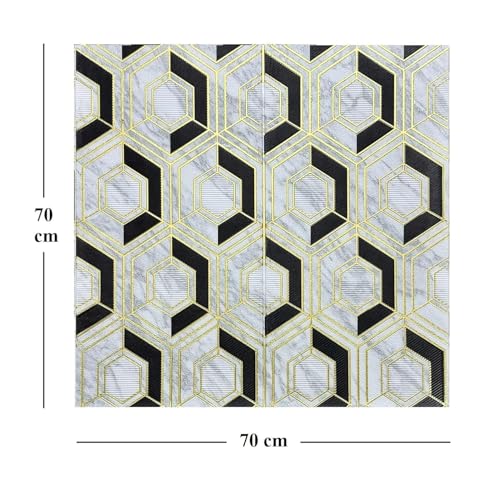 Image of Barebeauty 3D Wall Panel Wallpaper, Self Adhesive PE Foam Brick Sticker, Waterproof Wall Covering for Home Decor, 70 x 70 cm (Pack of 1, 5.27 Sq. Ft. Approx)
