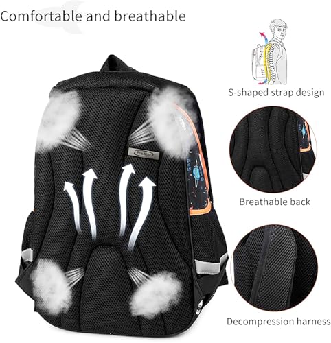 Image of Frantic Waterproof Polyester 26 L School Backpack School Bag Daypack Picnic Bag For Boys & Girl(4Zipper Parent)