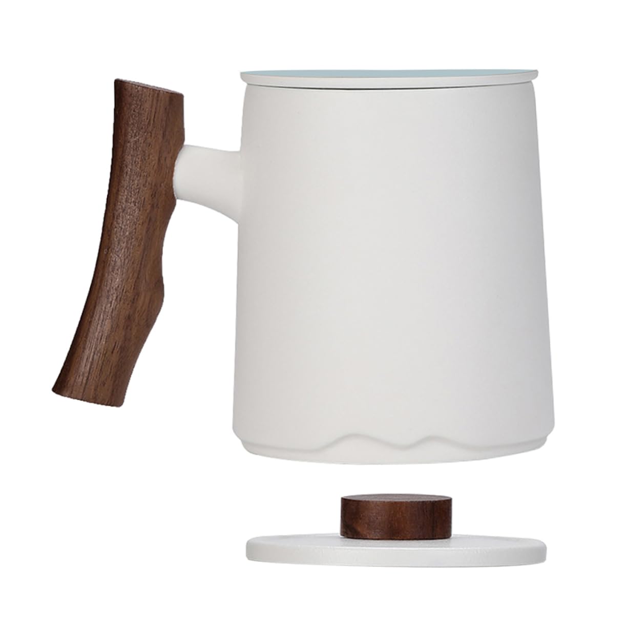 Alipis 3pièces Tasse à Thé Céramique Avec Filtre Et Couvercle Mug Design Élégant Pour Infusion De Thé Pour Maison Bureau Et
