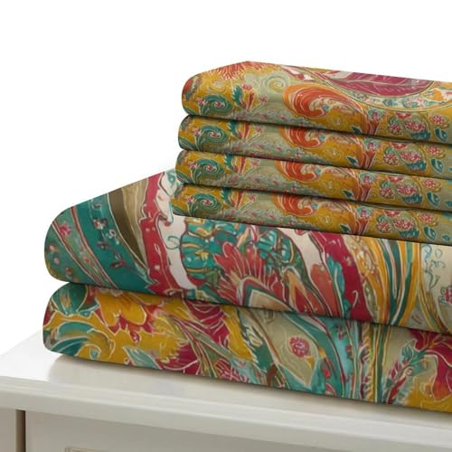 Parure de lit baroque 200x200 chic en microfibre premium douce