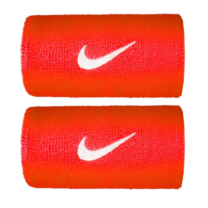 Nike Premier Doublewide Wristbands (1 Pair) - Stretchy, Comfortable fit - Absorbent Fabric Helps Keep Your Hands Dry.