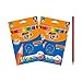 BIC Kids Evolution ECOlutions Crayons de Couleur - Couleurs Assorties, Lot de 2 Etuis Carton de 18