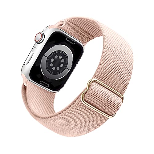 Image of Arae Stretchy WatchBand Compatible for Apple Watch Band 49 /45 /44 /42 /41 /40mm /38mm Comfortable Adjustable Sport Band for iWatch Series 10 9 8 7 6 5 4 SE 3 2 1 Women Men
