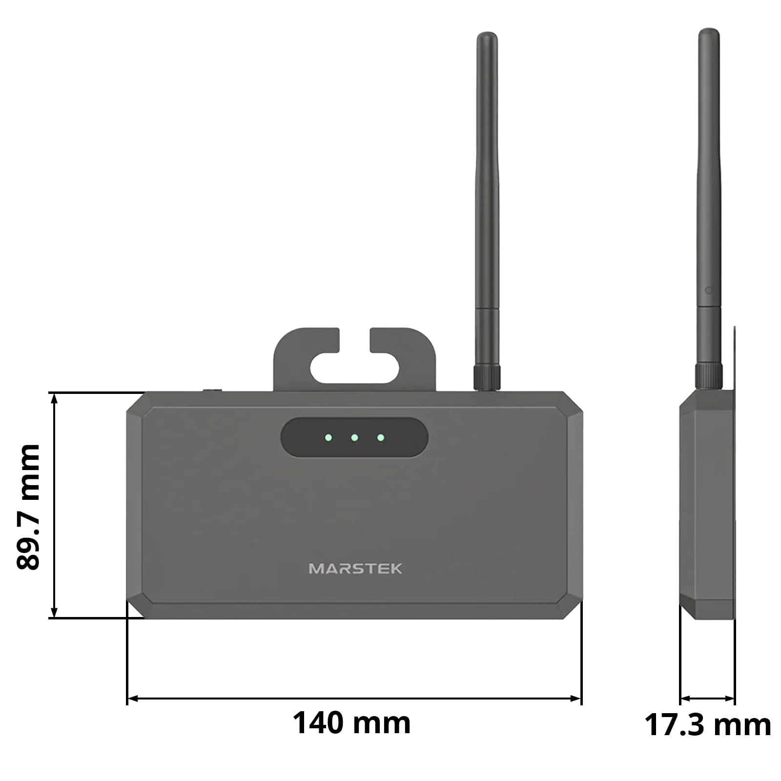 Marstek B2500 Speicher/Batterie für Balkonkraftwerk 2.24KWh MPP Tracker mit Smartmeter CT001, 6000+ Ladezyklen, App-Steuerung, für Innen- und Außenbereich (IP65), durch P2500 erweiterbar bis 6.7KWh