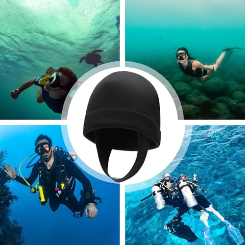 Protección contra aguas frías con la capucha de buceo elástica de 2 mm 6