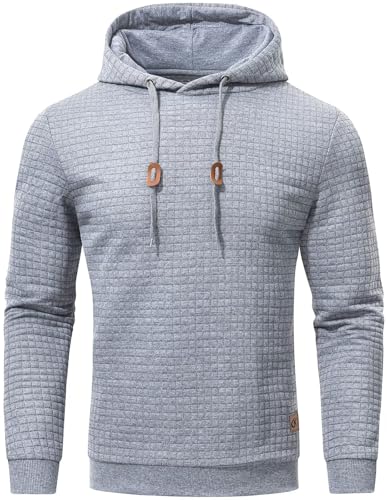 YuKaiChen Men's Casual Pullover Hoodies Long Sleeve Hooded Sweatshirts