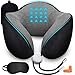 Produktbild Adkwse Reisekissen, 100% Memory Foam Reise Nackenkissen, Nackenhörnchen Mit 360° Hump Stützfunktion, Adjustable U Geformte Hals Kissen Ideal Für Reise, Flugzeug, Zuhause und Büro(Reisen Kissen New)
