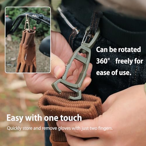 Haojiaho Handschuh-Clips und Halter für die Arbeit und Bau, 3 Stück