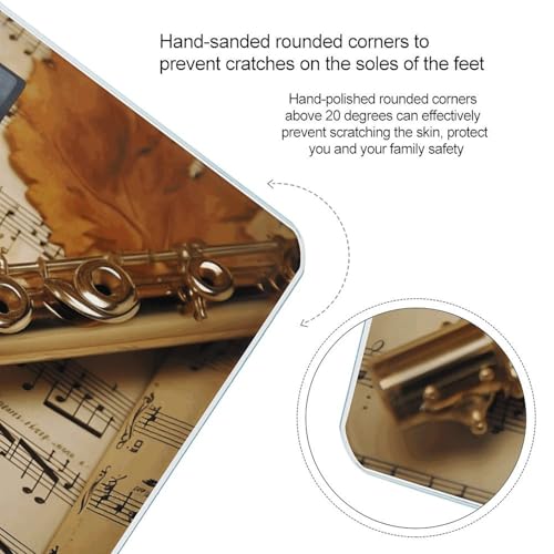 Báscula Digital Corporal de Alta Precisión Flute Music miniatura 4