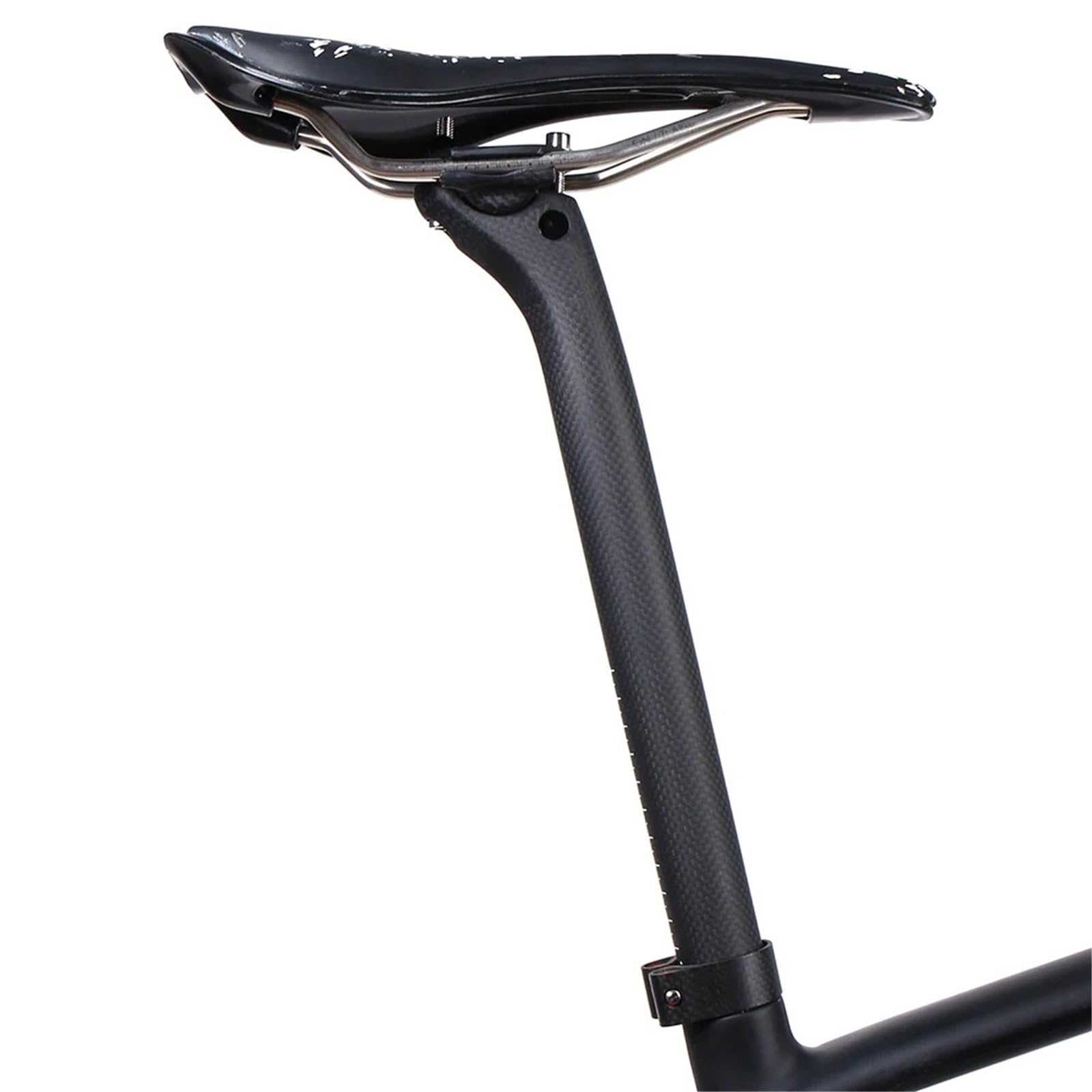 Generisch Carbon-Fahrradsattelstütze, 20 Mm Versatz, 25,4/27,2/30,9/31,6 Mm Durchmesser, 350/400/450 Mm Länge, Universelles Sitzrohr for MTB Und Rennrad(UD 25.4x350-6524) Sport & Freizeit