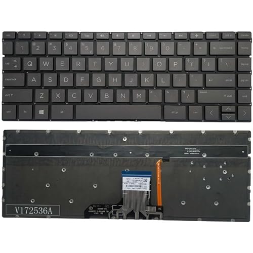 �m�[�g�p�\�R���̕��i HP Spectre 13-AC 13-ac000 13t-ac000 13-ac0xx 13-ac023dx 13-ac033dx 13-ac063dx �p US �m�[�g�p�\�R���L�[�{�[�h �V���o�[/�O���[/�u���b�N �o�b�N���C�g(