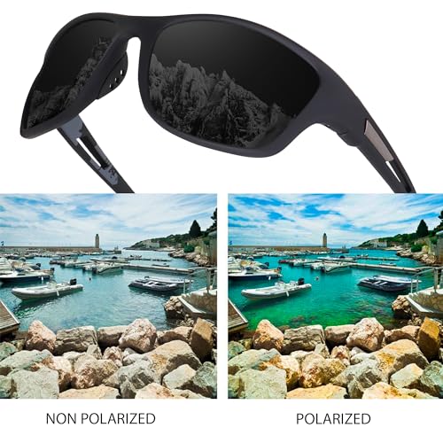Image of CREEK UV Protected Polarization Sports Sunglasses for Men Driving Cycling Fishing Cricket Sunglasses