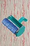 Bueer 5" Patterned Paint Roller Decorative Soft Rubber Roller With Single Color Painting Machine For
