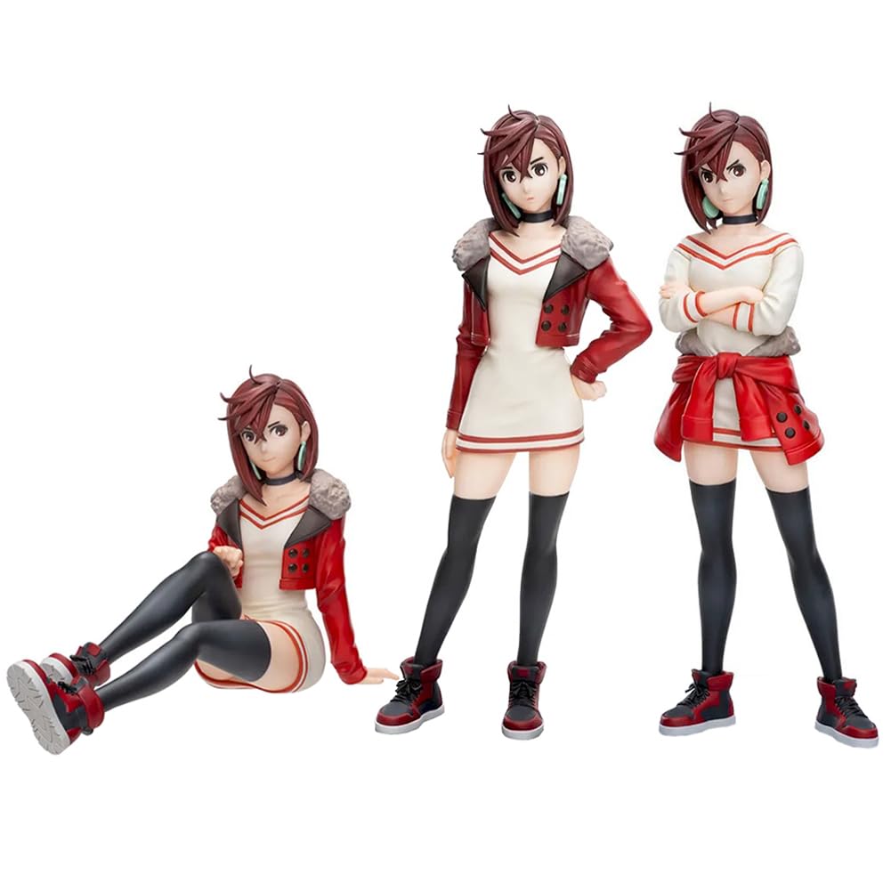 Zhongkaihua 3pcs Anime Figures Momo Ayase Action Figure Statue Standing and Sitting Position Statue Model Collection Tabletop Ornaments Gift for Anime Fans — image 1