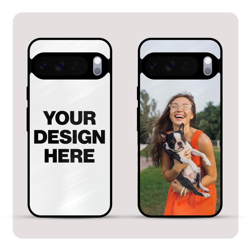 Image of Personalized Back Cover for Google Pixel 10 Pro XL | Custom Case with Name, Photo or Logo | PrintShield Hybrid with Soft TPU Grip & Scratch Protection