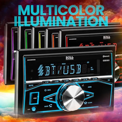 Boss Audio Systems 820BRGB Car Stereo - Double Din, Bluetooth, No Cd Dvd Player, Am/Fm Radio Receiver thumb #3