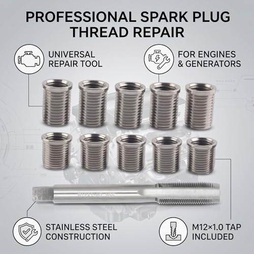 Kit filetage bougie M10 pour réparer votre moteur de voiture dans le garage