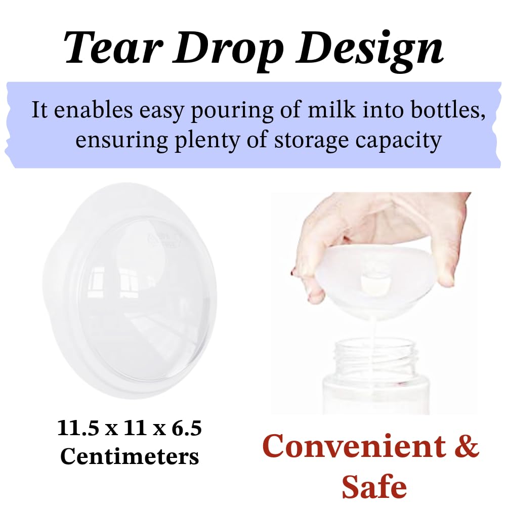 B-Arm Breast Shells- UN Size(1 pair)| Breast Milk Collector Cup For Nursing Moms|No Groove And Leak proof Reusable Breast Milk Storage Cup-30ml Capacity|Protect Sore Nipples for Breastfeeding 1