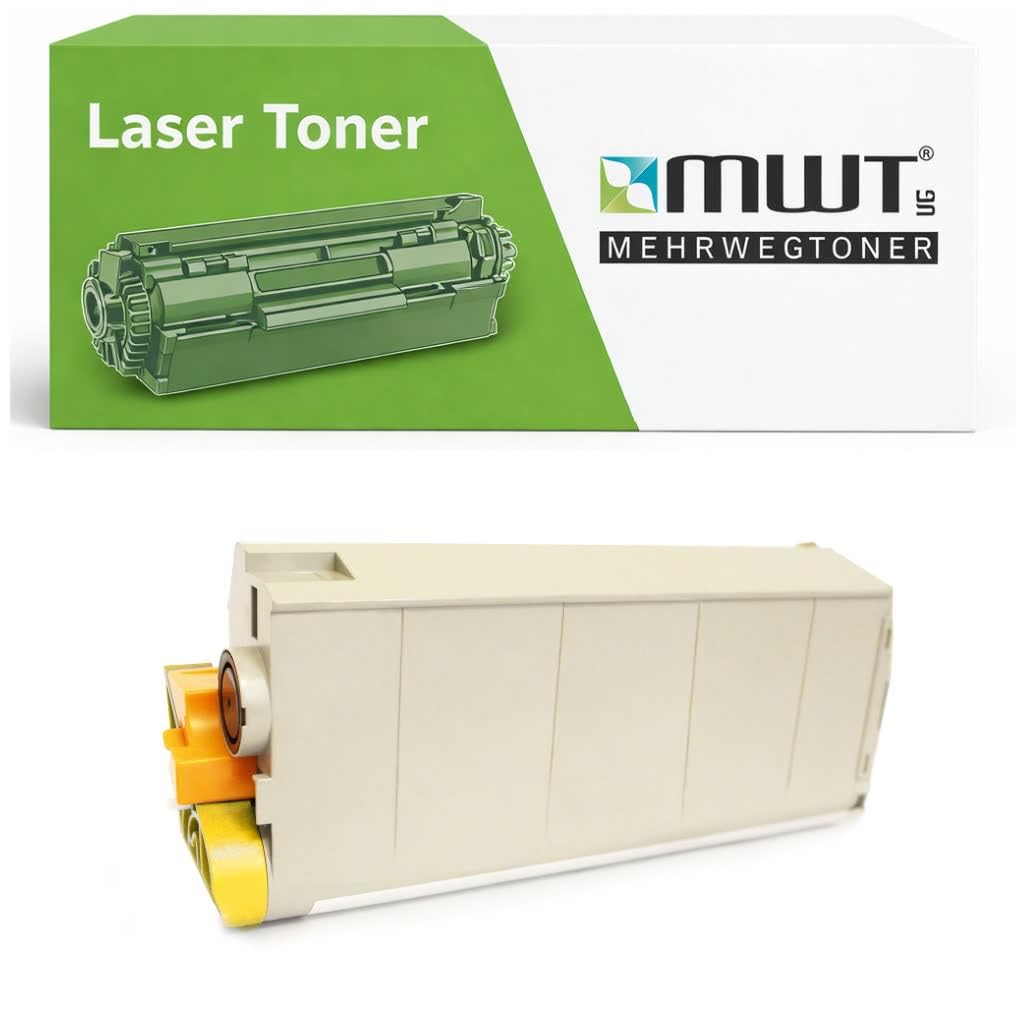 Toner jaune compatible Oki C712 idéal pour les rapports de bureau