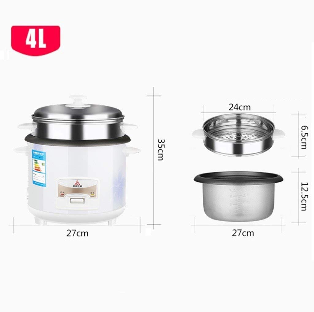 Cuociriso programmabile Fornello lento Macchina per yogurt a vapore Stufato di zucchero a bassa rimozione con timer di ritardo di 24 ore e funzioni di mantenimento automatico in caldo da 3 litri (5