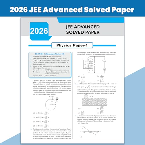 Image of PW 49 Years JEE Advanced PYQ Book Physics Chapterwise & Topicwise Solved Papers (1978-2026) | PYQ with Detailed Solutions | Previous Year Questions for IIT JEE Advanced Exam