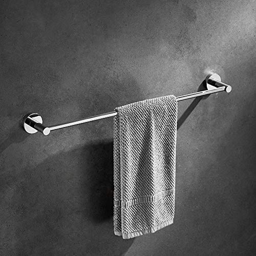 Porte-serviettes mural cuivre argent brossé design minimaliste - 4