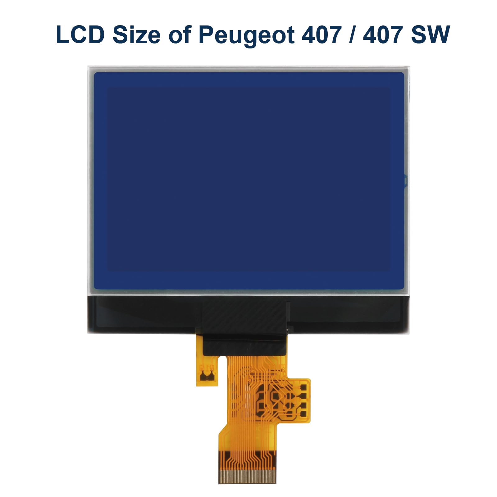 Pantalla LCD para Peugeot 407 407SW 2004-2010 HDI Conjunto de Instrumentos LCD para Tablero de Instrumentos para Peugeot 407 Coupé 2005–2010 Pantalla de Repuesto con Herramientas, OEM A2C53119649