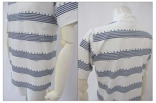 【新品未使用】muta marineボーダー モックネックスリーブレスシャツ M 新品未使用】muta marineボーダー モックネックスリーブレス