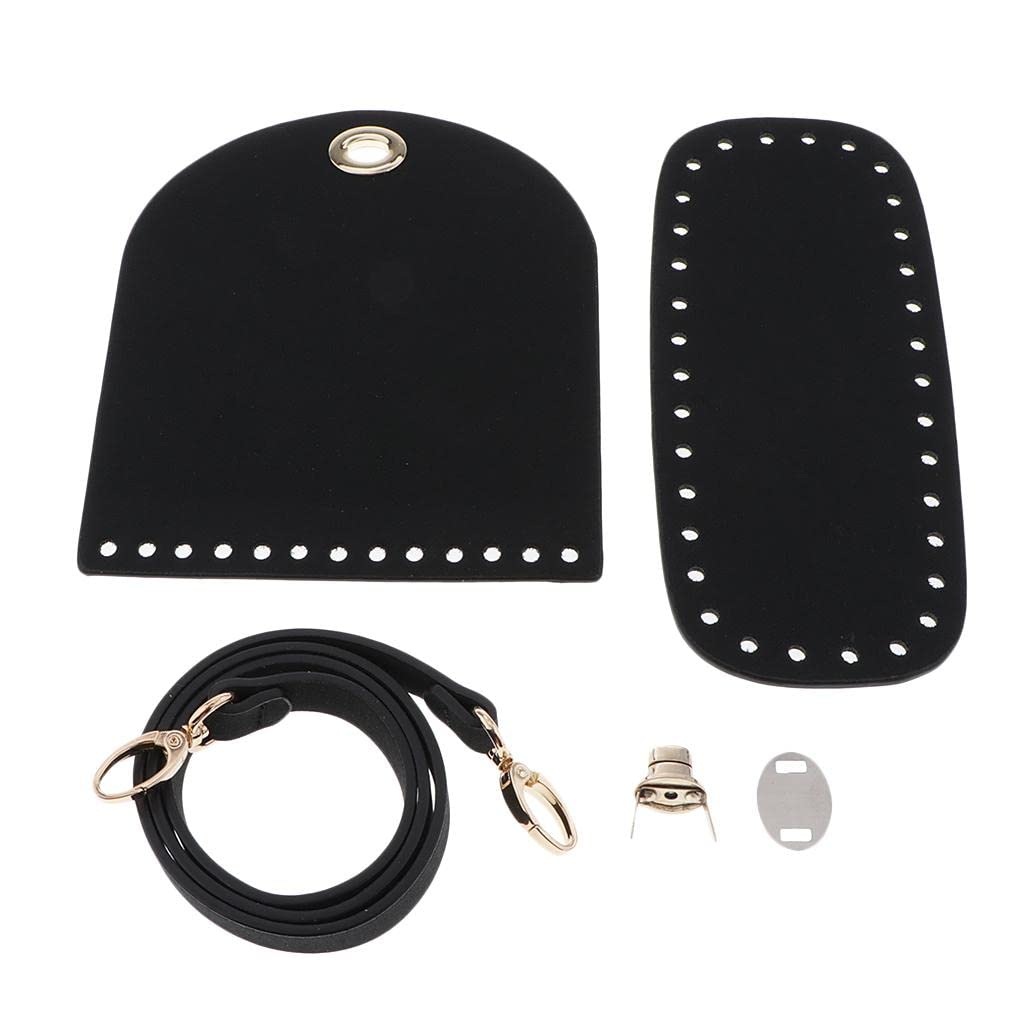 Kit fabrication de sac robuste avec sangle réglable et rabat noir